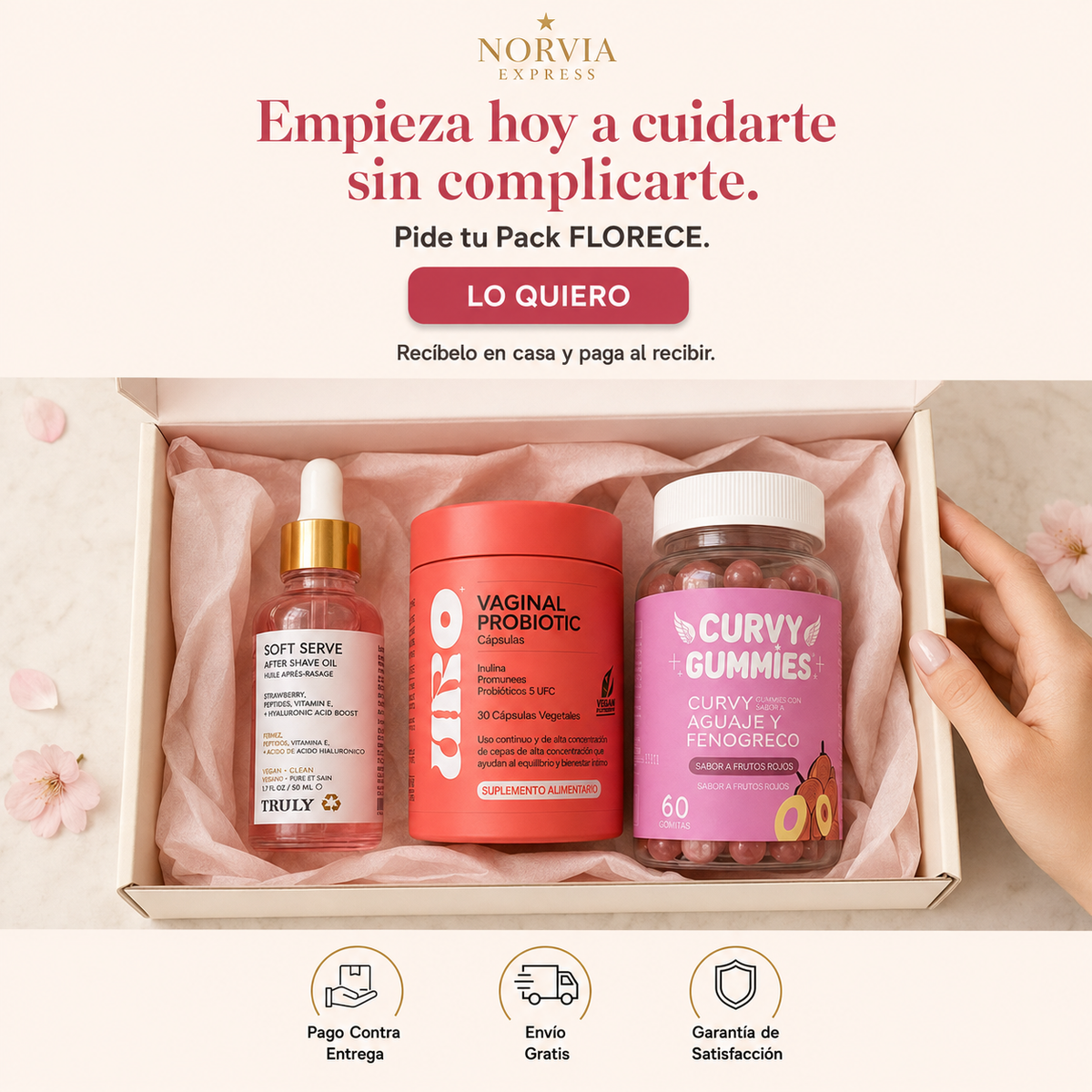 Florece™ Pack Cuidado Femenino Premium