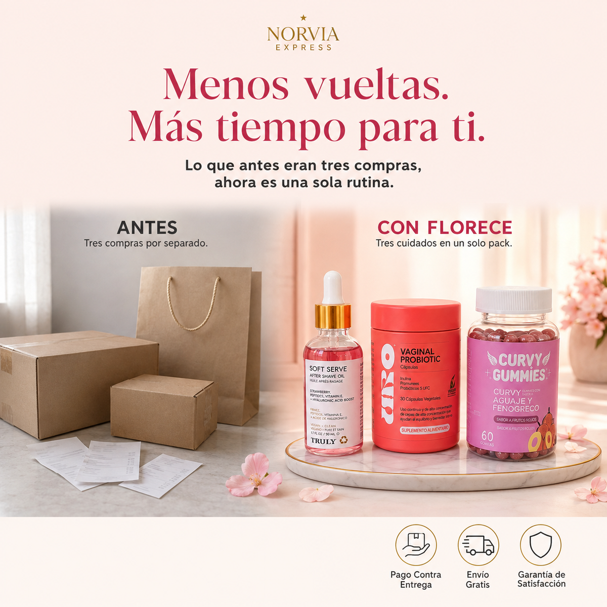 Florece™ Pack Cuidado Femenino Premium